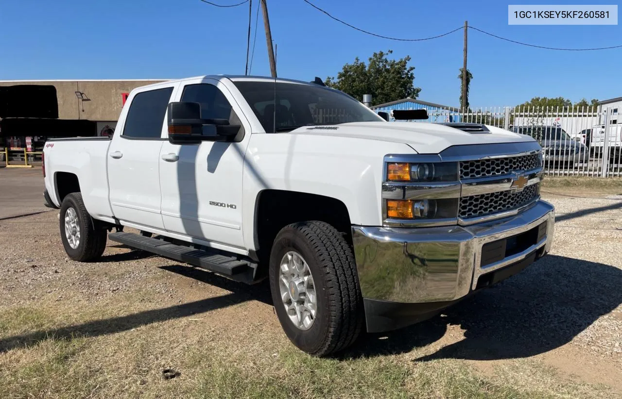 2019 Chevrolet Silverado K2500 Heavy Duty Lt VIN: 1GC1KSEY5KF260581 Lot: 76722754