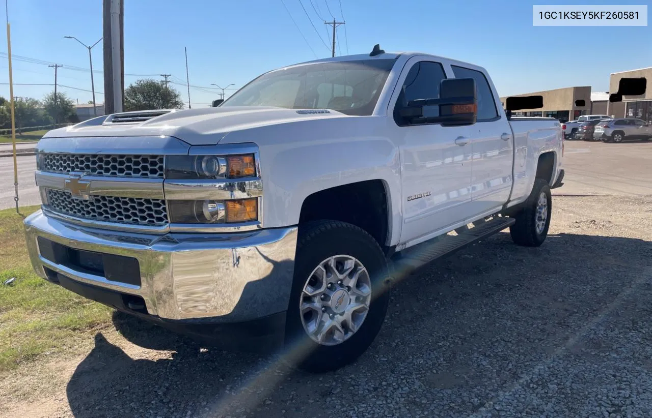 2019 Chevrolet Silverado K2500 Heavy Duty Lt VIN: 1GC1KSEY5KF260581 Lot: 76722754