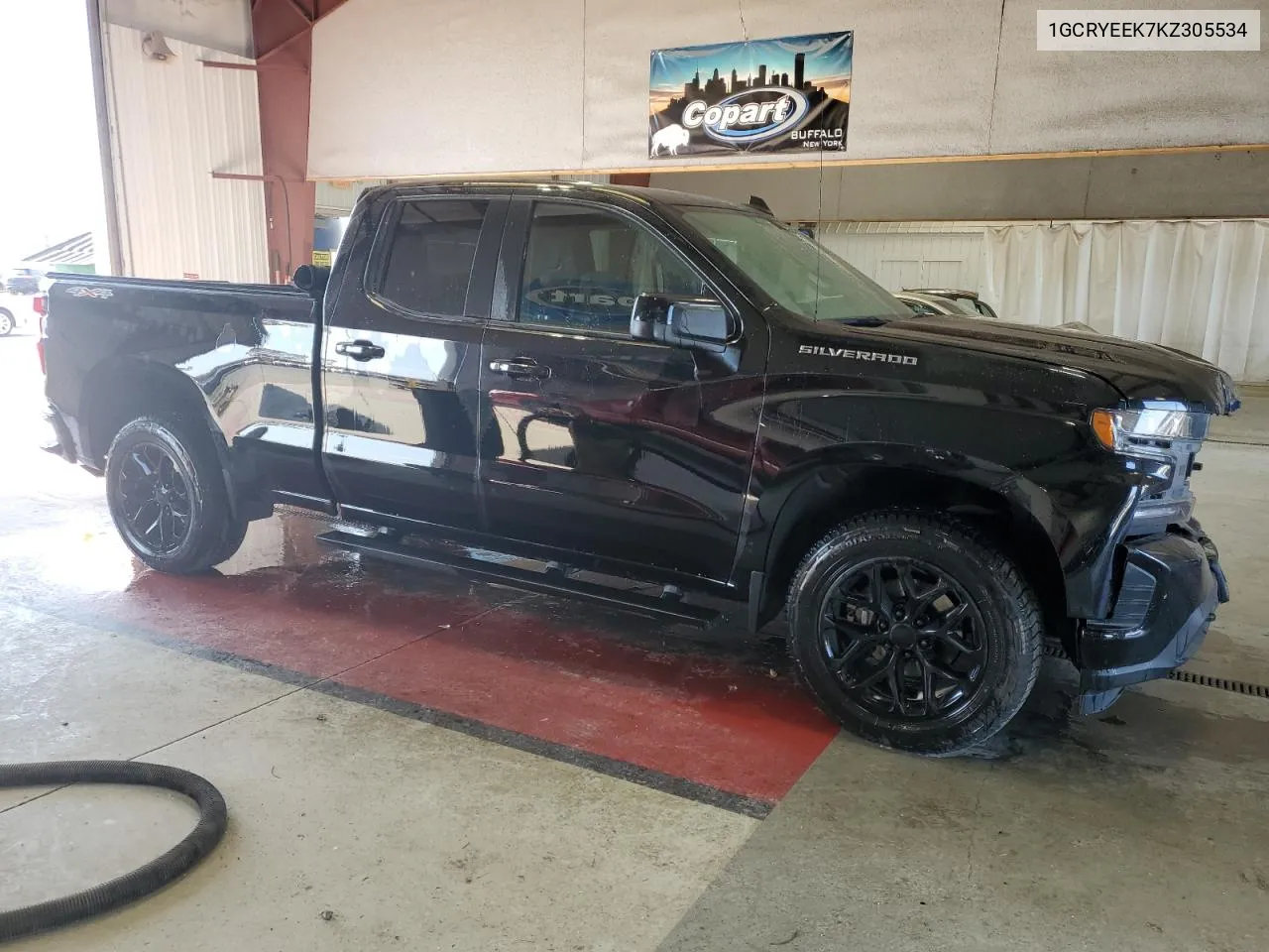 2019 Chevrolet Silverado K1500 Rst VIN: 1GCRYEEK7KZ305534 Lot: 76894964