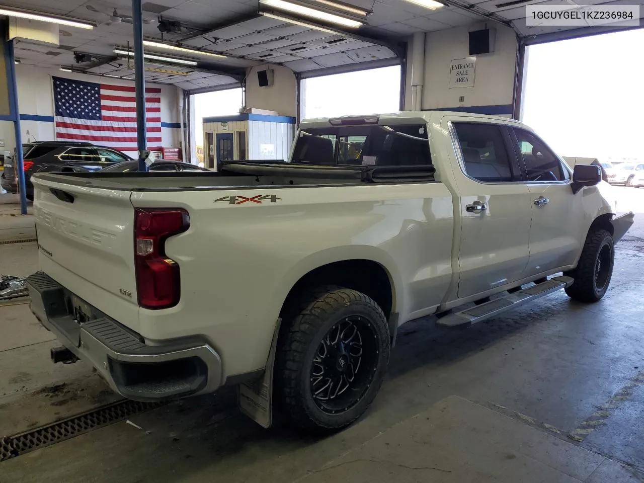 2019 Chevrolet Silverado K1500 Ltz VIN: 1GCUYGEL1KZ236984 Lot: 76936974