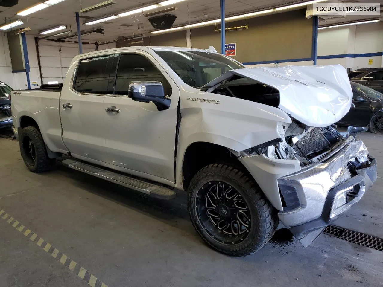 2019 Chevrolet Silverado K1500 Ltz VIN: 1GCUYGEL1KZ236984 Lot: 76936974