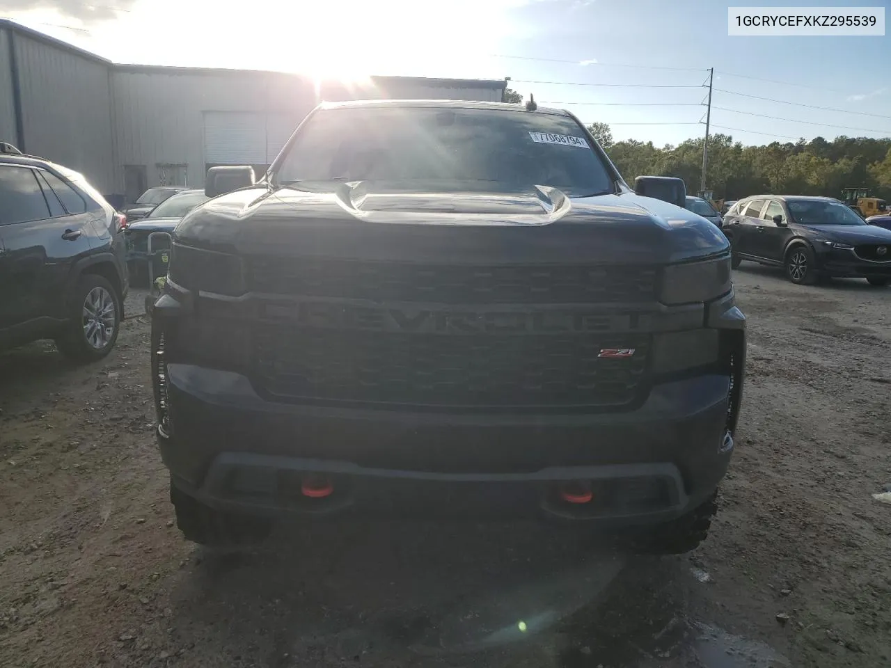 2019 Chevrolet Silverado K1500 Trail Boss Custom VIN: 1GCRYCEFXKZ295539 Lot: 77068794