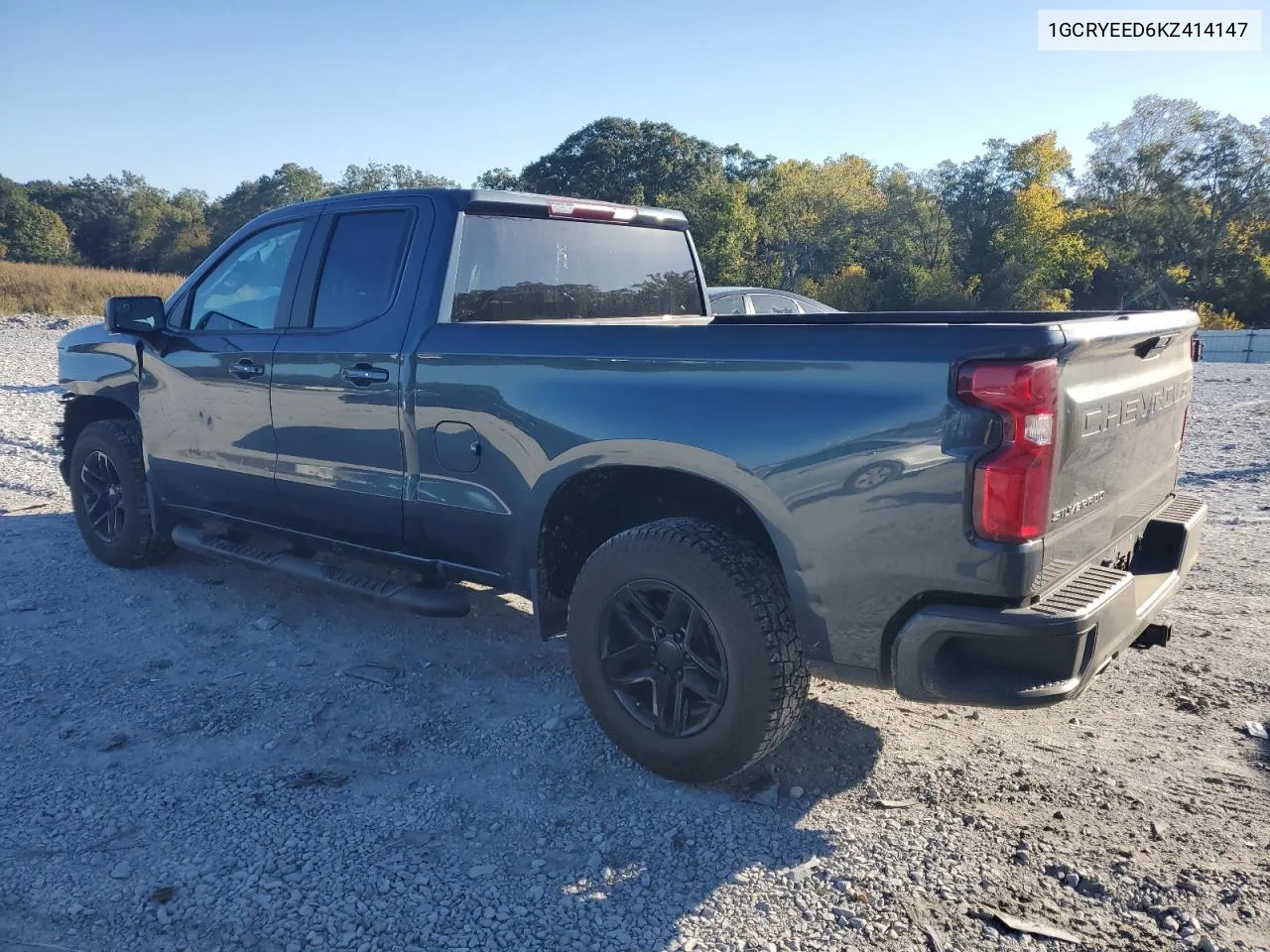 2019 Chevrolet Silverado K1500 Rst VIN: 1GCRYEED6KZ414147 Lot: 77144244