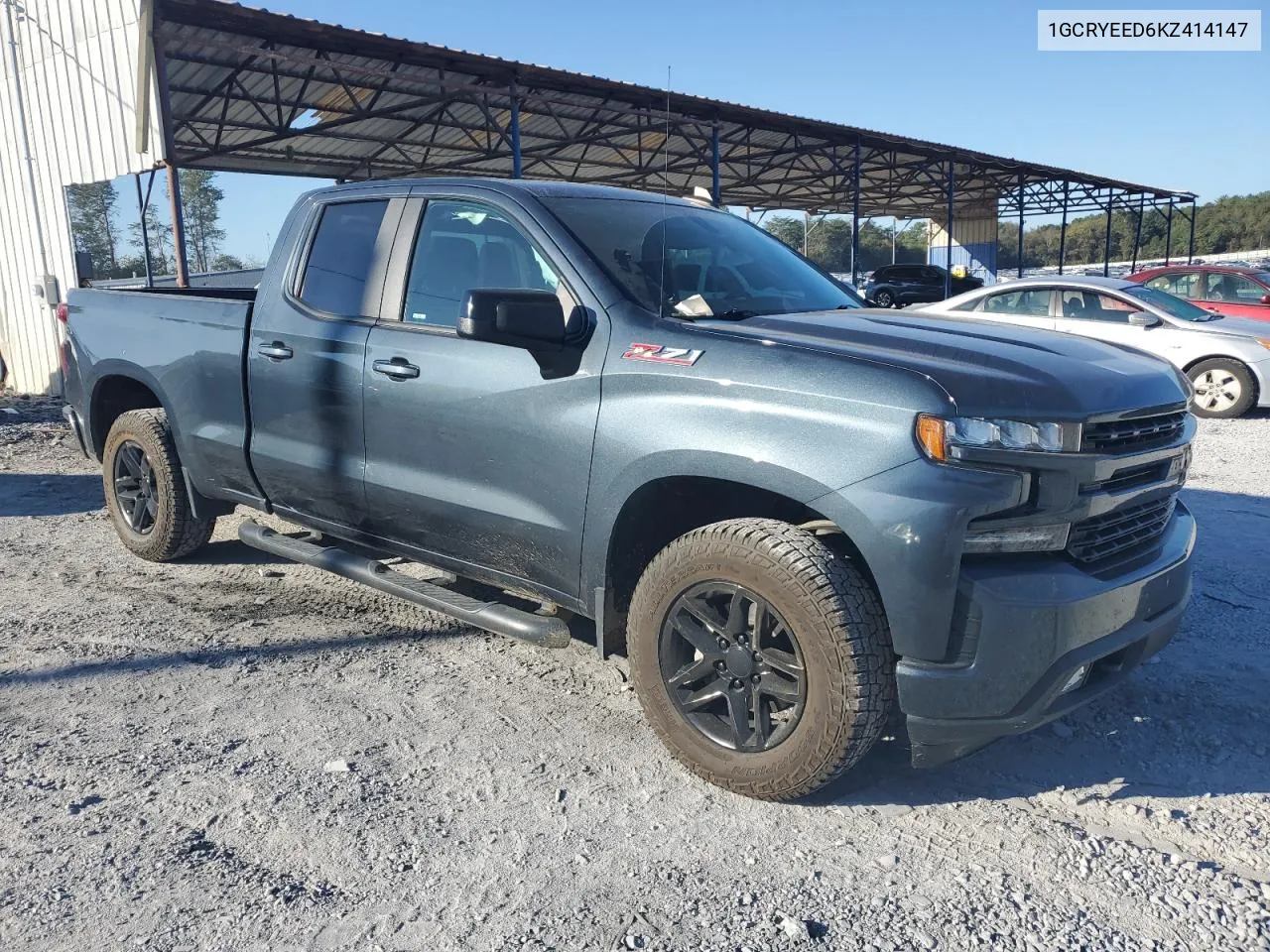 2019 Chevrolet Silverado K1500 Rst VIN: 1GCRYEED6KZ414147 Lot: 77144244