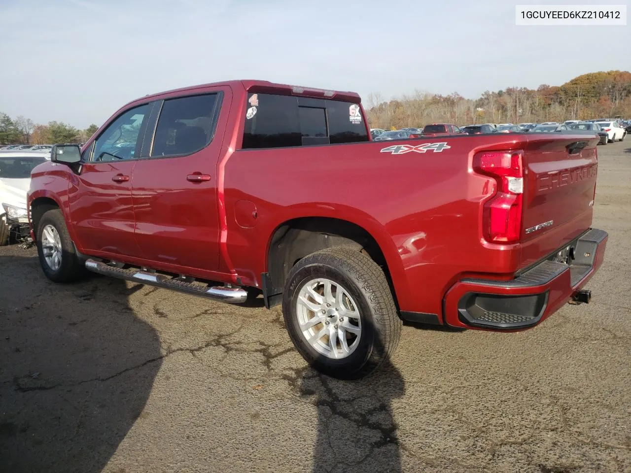 2019 Chevrolet Silverado K1500 Rst VIN: 1GCUYEED6KZ210412 Lot: 77171724