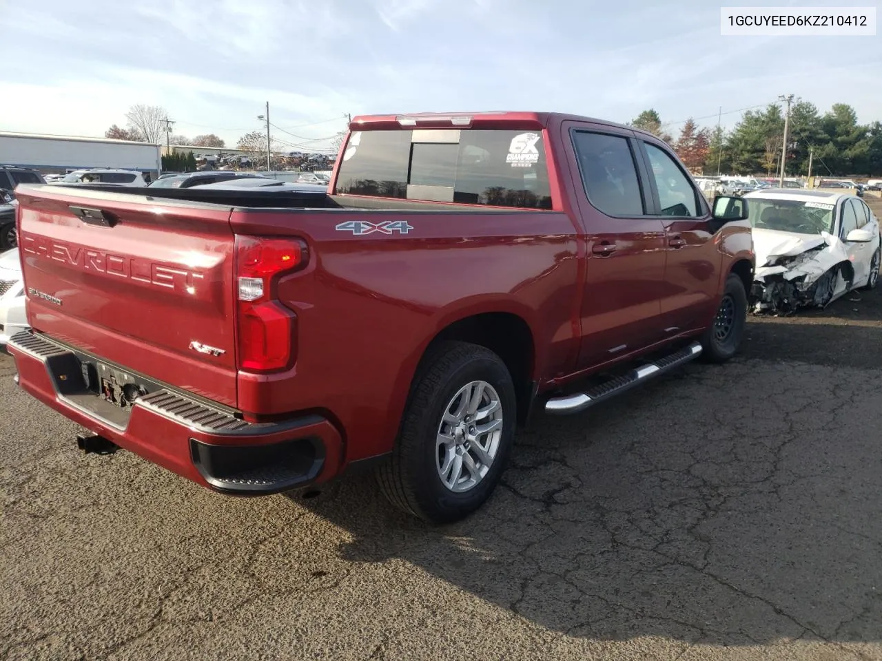 2019 Chevrolet Silverado K1500 Rst VIN: 1GCUYEED6KZ210412 Lot: 77171724