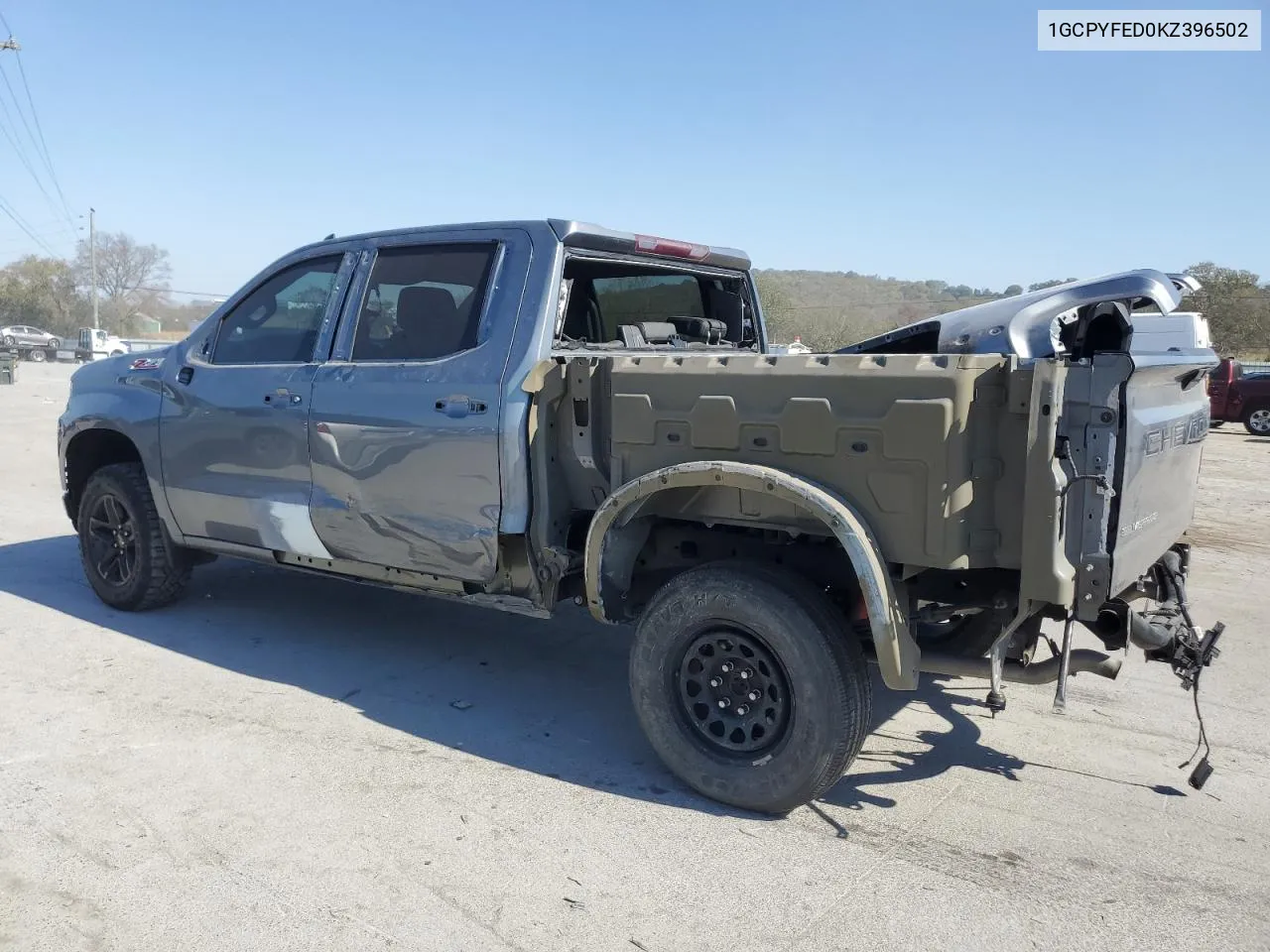 2019 Chevrolet Silverado K1500 Lt Trail Boss VIN: 1GCPYFED0KZ396502 Lot: 77305224