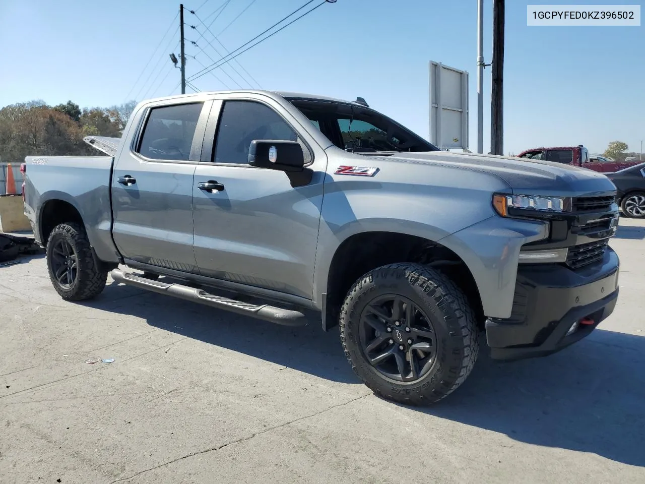 2019 Chevrolet Silverado K1500 Lt Trail Boss VIN: 1GCPYFED0KZ396502 Lot: 77305224