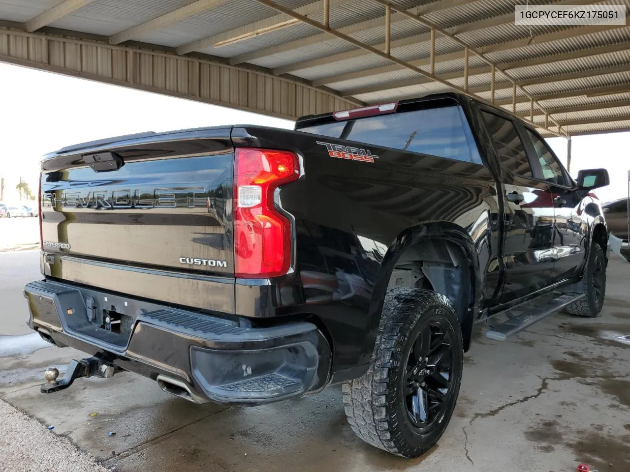 2019 Chevrolet Silverado K1500 Trail Boss Custom VIN: 1GCPYCEF6KZ175051 Lot: 77392194