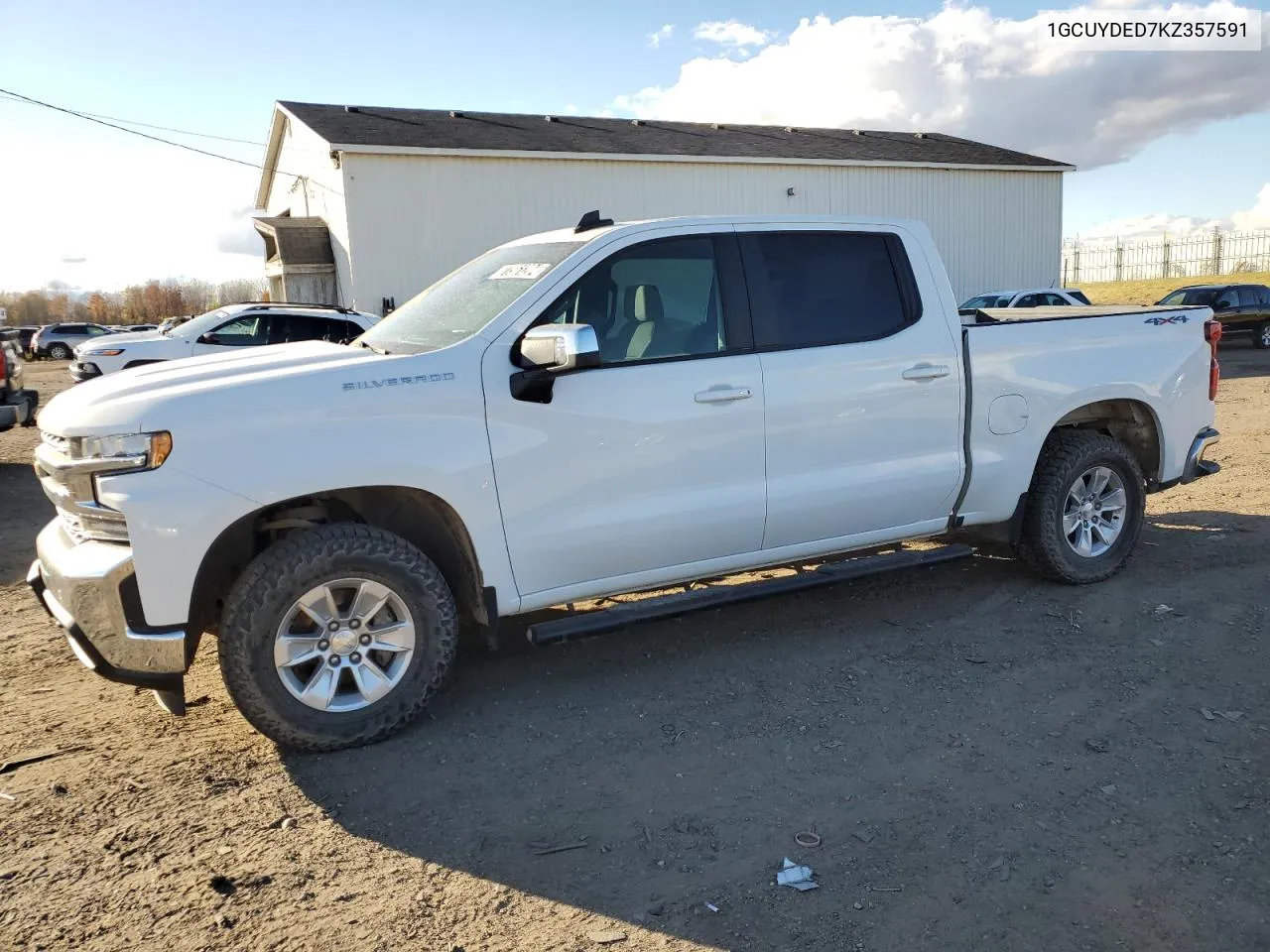 2019 Chevrolet Silverado K1500 Lt VIN: 1GCUYDED7KZ357591 Lot: 77561204