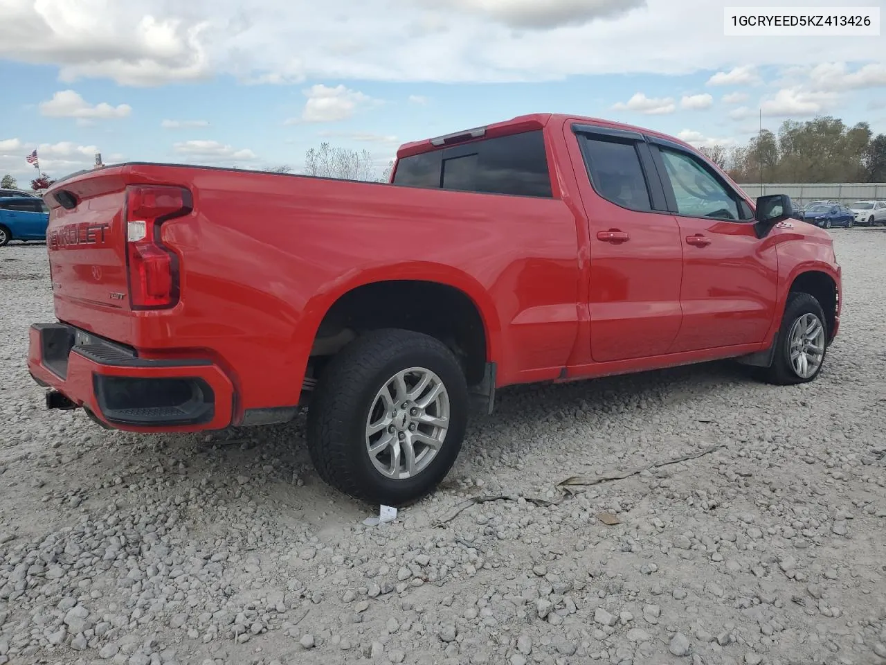 2019 Chevrolet Silverado K1500 Rst VIN: 1GCRYEED5KZ413426 Lot: 77610374