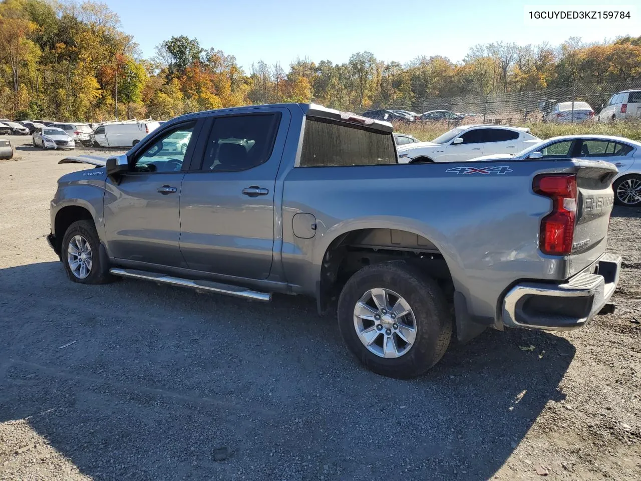 1GCUYDED3KZ159784 2019 Chevrolet Silverado K1500 Lt