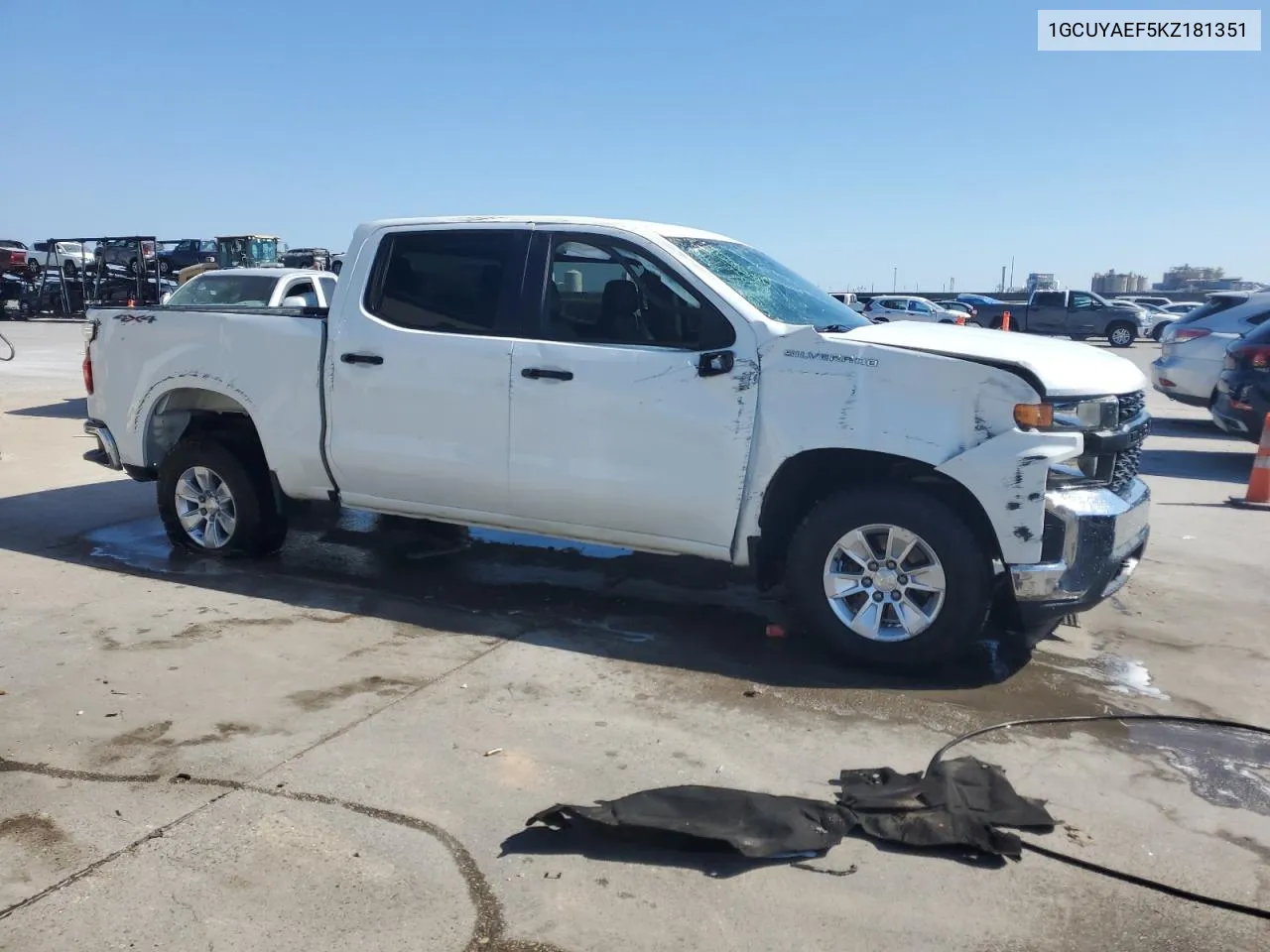 2019 Chevrolet Silverado K1500 VIN: 1GCUYAEF5KZ181351 Lot: 77683844