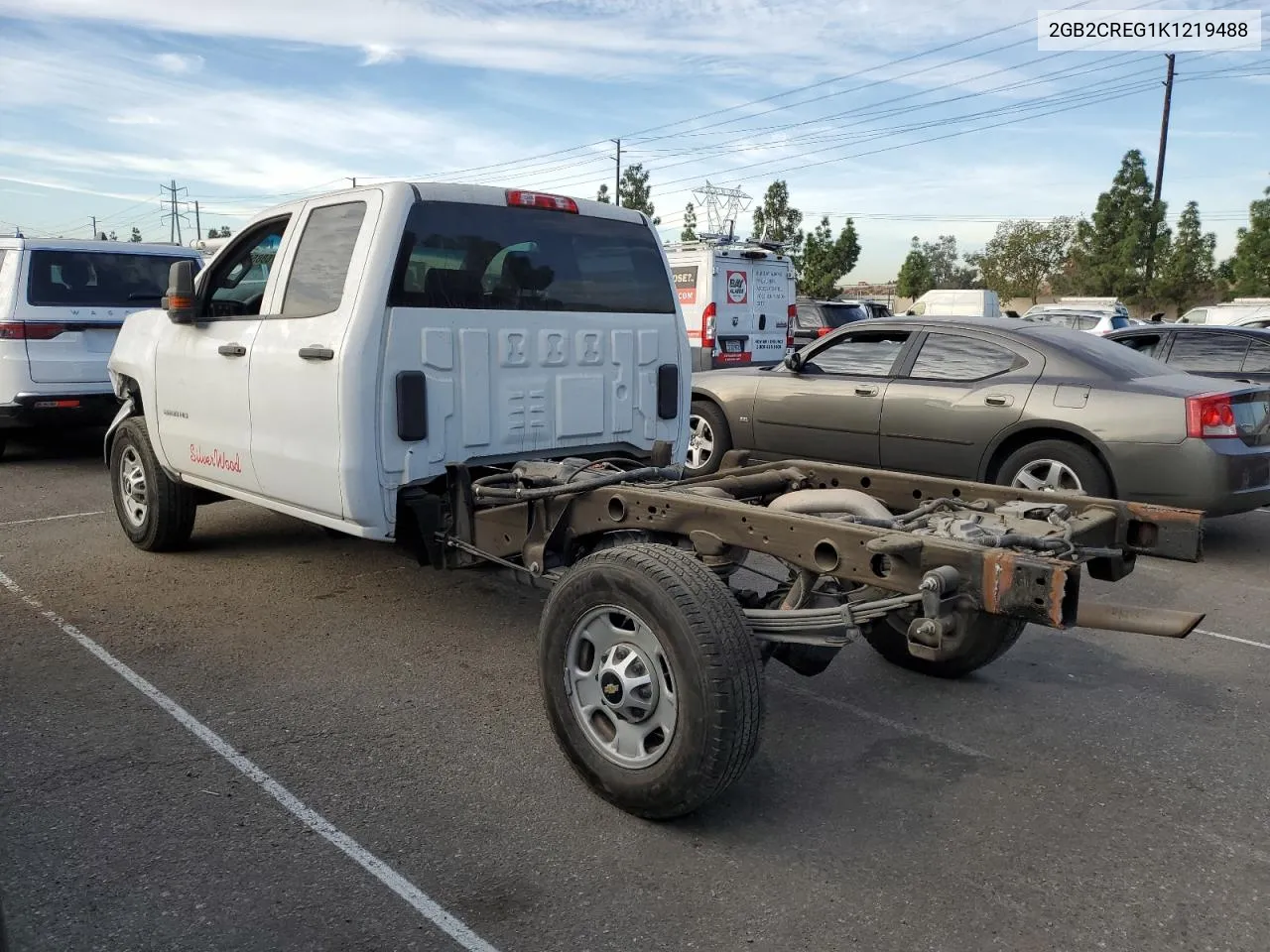 2019 Chevrolet Silverado C2500 Heavy Duty VIN: 2GB2CREG1K1219488 Lot: 77688524