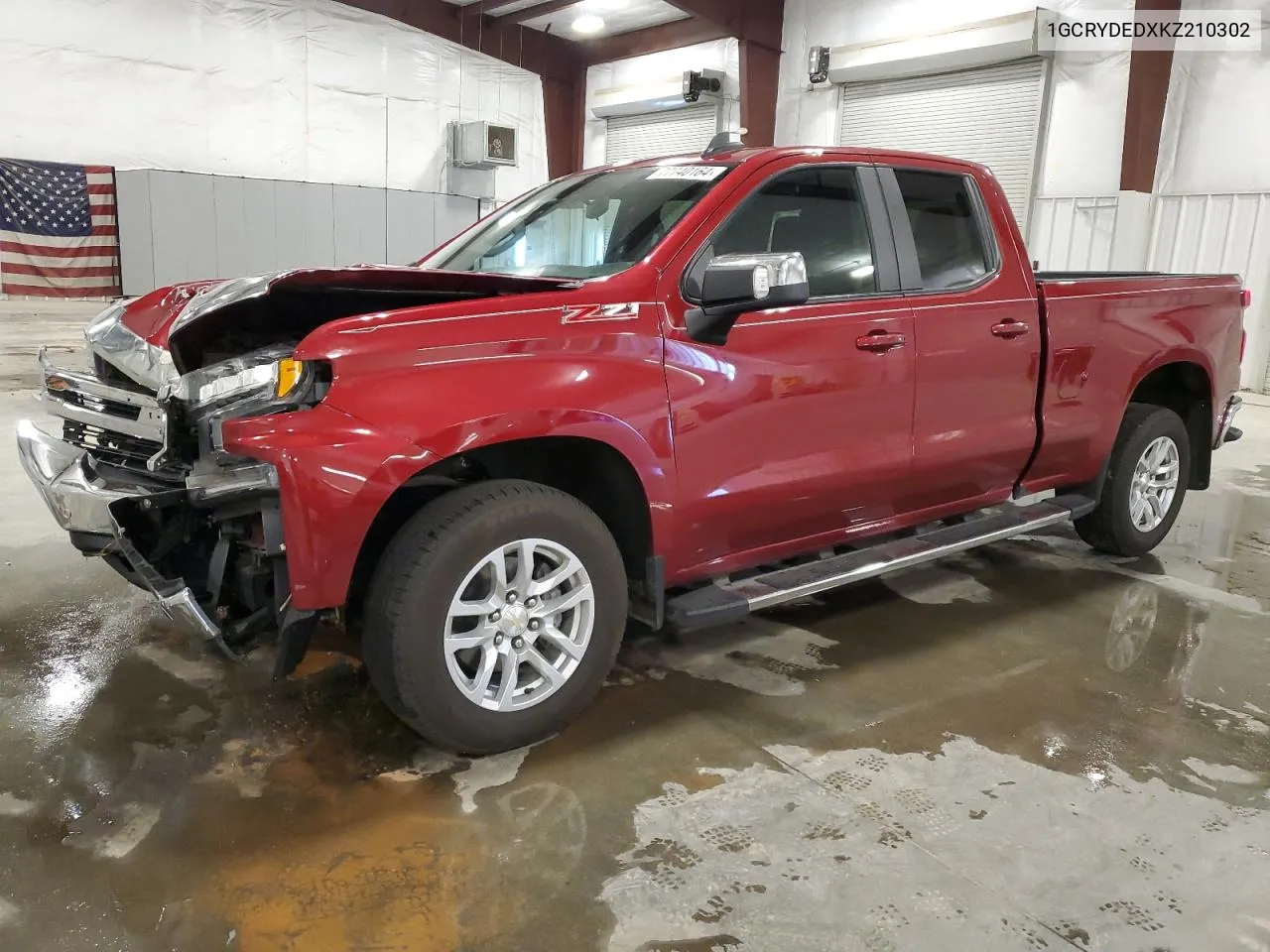 2019 Chevrolet Silverado K1500 Lt VIN: 1GCRYDEDXKZ210302 Lot: 77740164