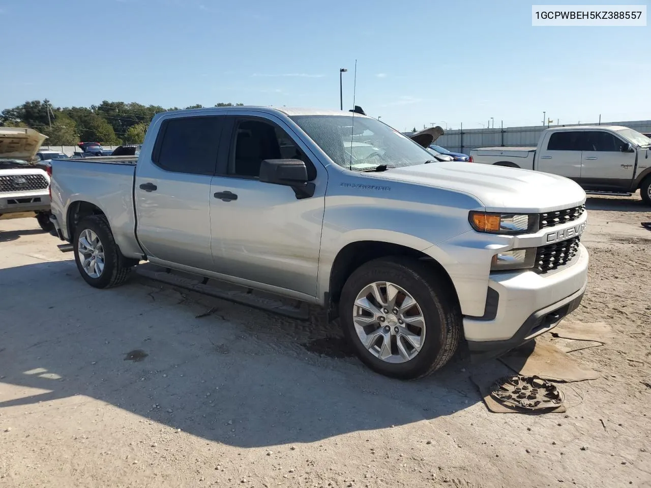 2019 Chevrolet Silverado C1500 Custom VIN: 1GCPWBEH5KZ388557 Lot: 78073924