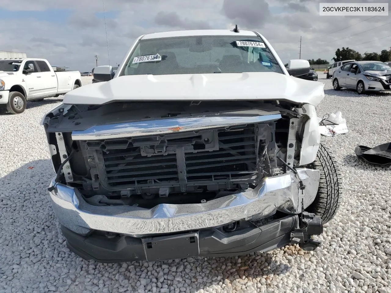 2019 Chevrolet Silverado Ld K1500 Lt VIN: 2GCVKPEC3K1183624 Lot: 78076154