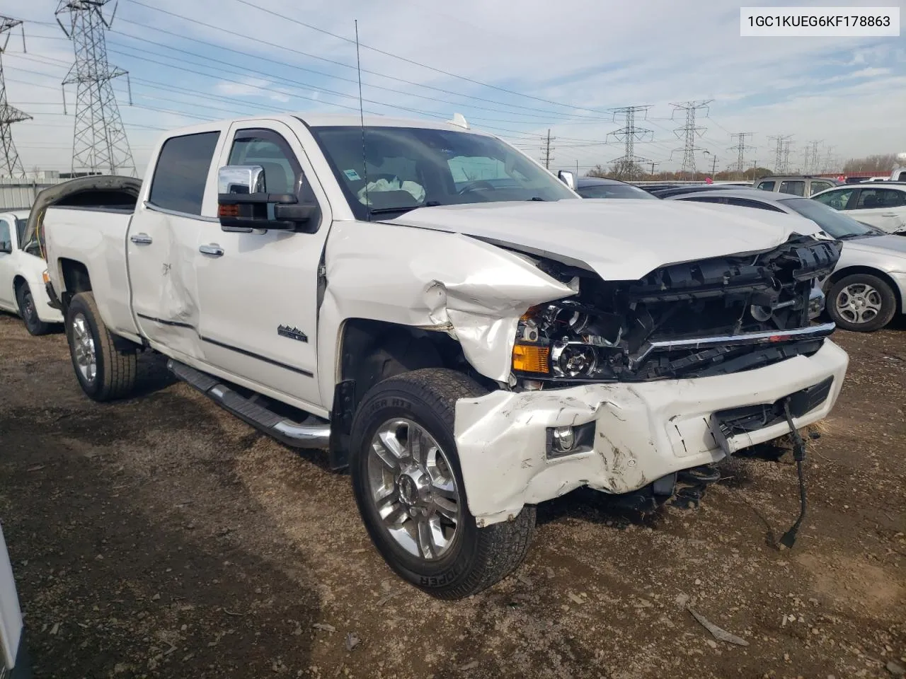 2019 Chevrolet Silverado K2500 High Country VIN: 1GC1KUEG6KF178863 Lot: 78225224