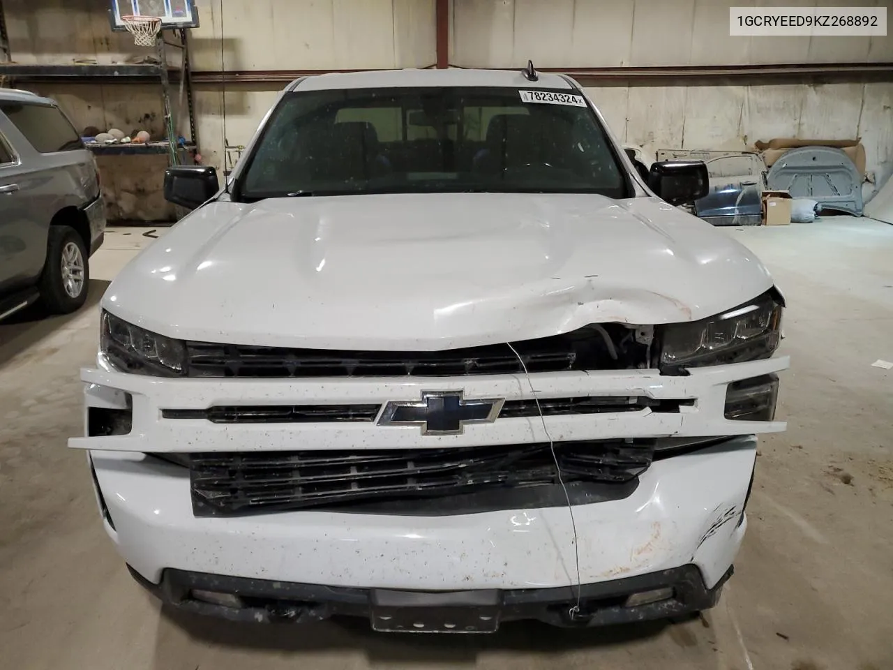 2019 Chevrolet Silverado K1500 Rst VIN: 1GCRYEED9KZ268892 Lot: 78234324