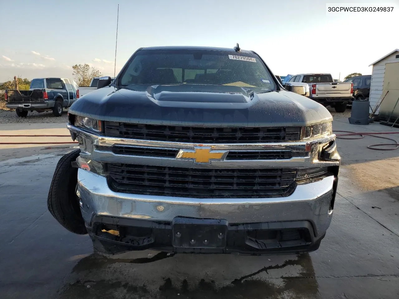 2019 Chevrolet Silverado C1500 Lt VIN: 3GCPWCED3KG249837 Lot: 78279504