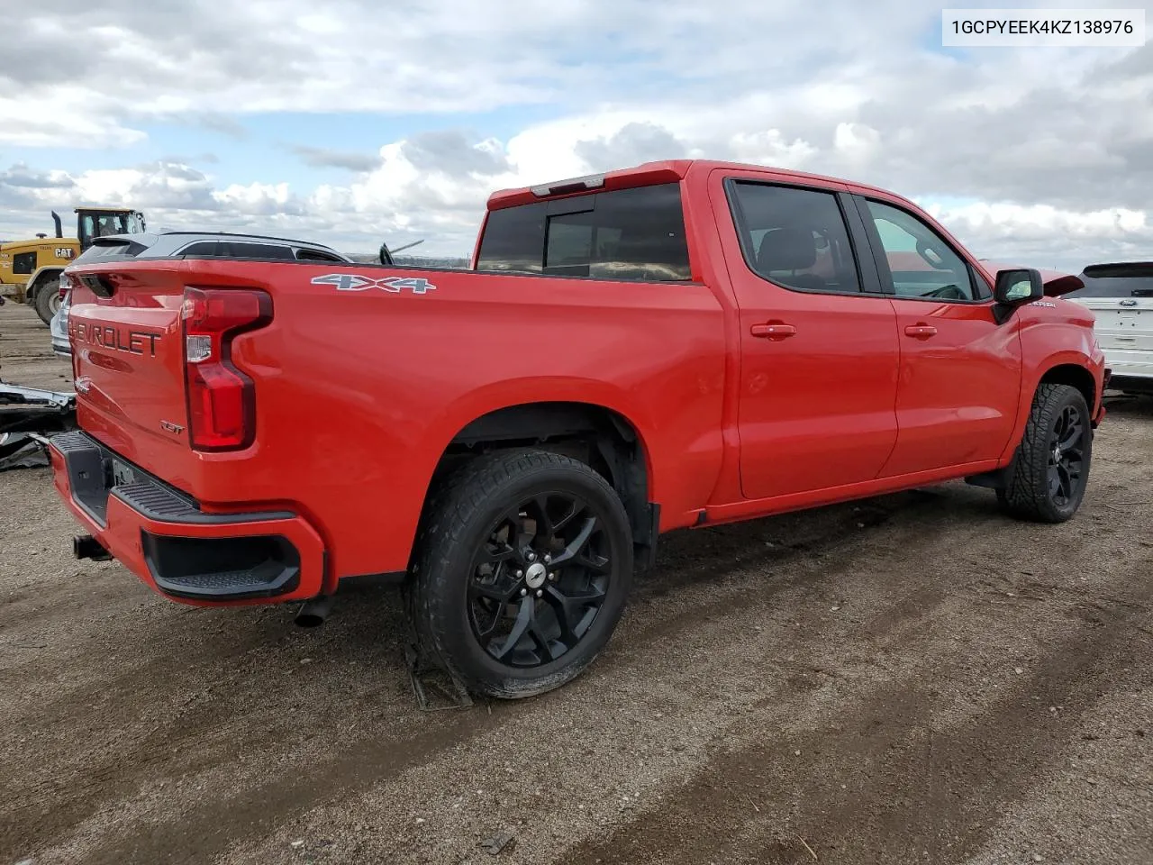 2019 Chevrolet Silverado K1500 Rst VIN: 1GCPYEEK4KZ138976 Lot: 78462074