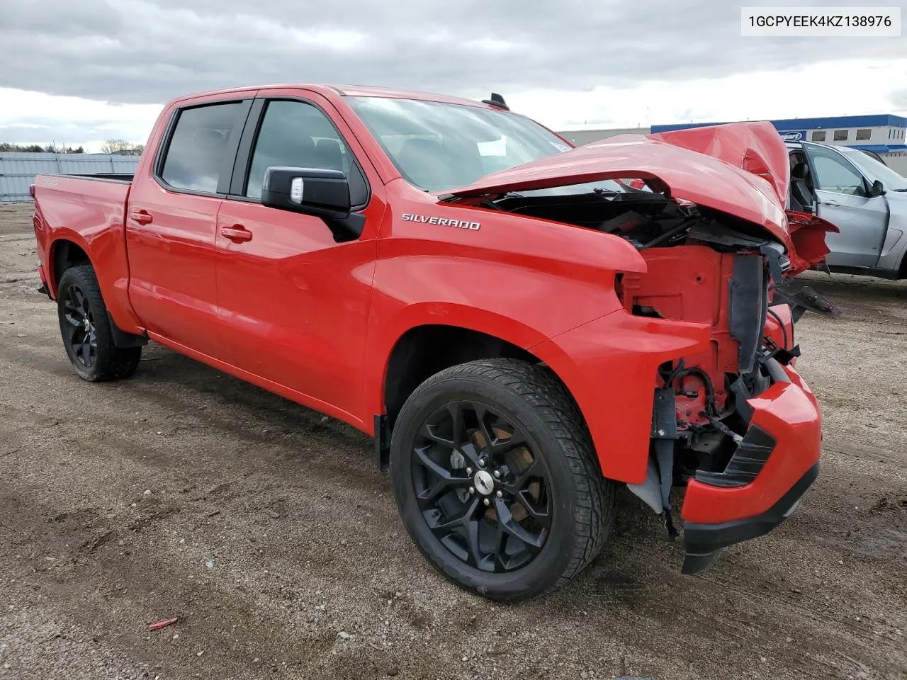 2019 Chevrolet Silverado K1500 Rst VIN: 1GCPYEEK4KZ138976 Lot: 78462074