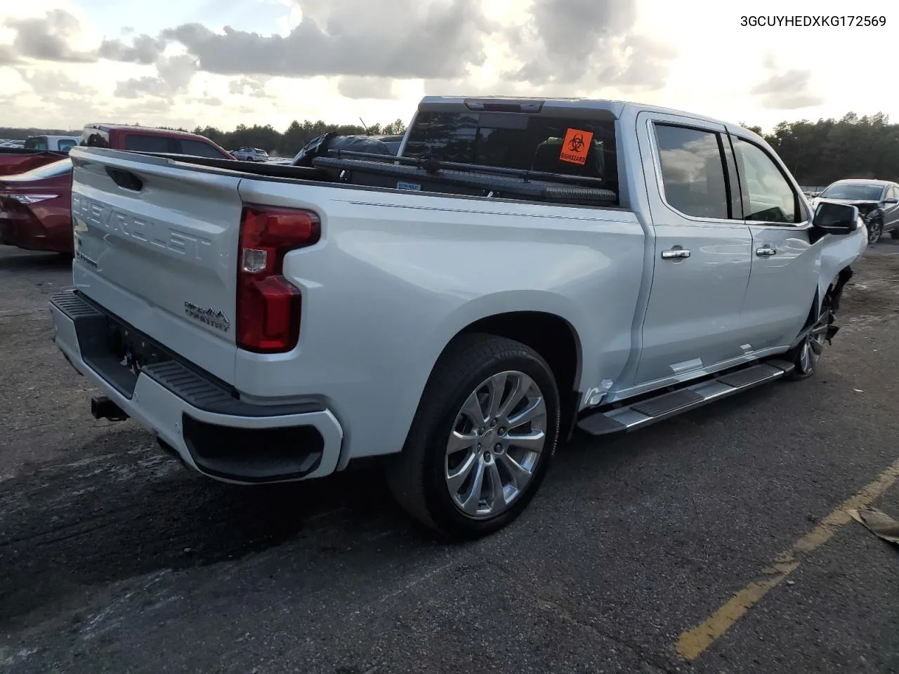 2019 Chevrolet Silverado K1500 High Country VIN: 3GCUYHEDXKG172569 Lot: 78493004