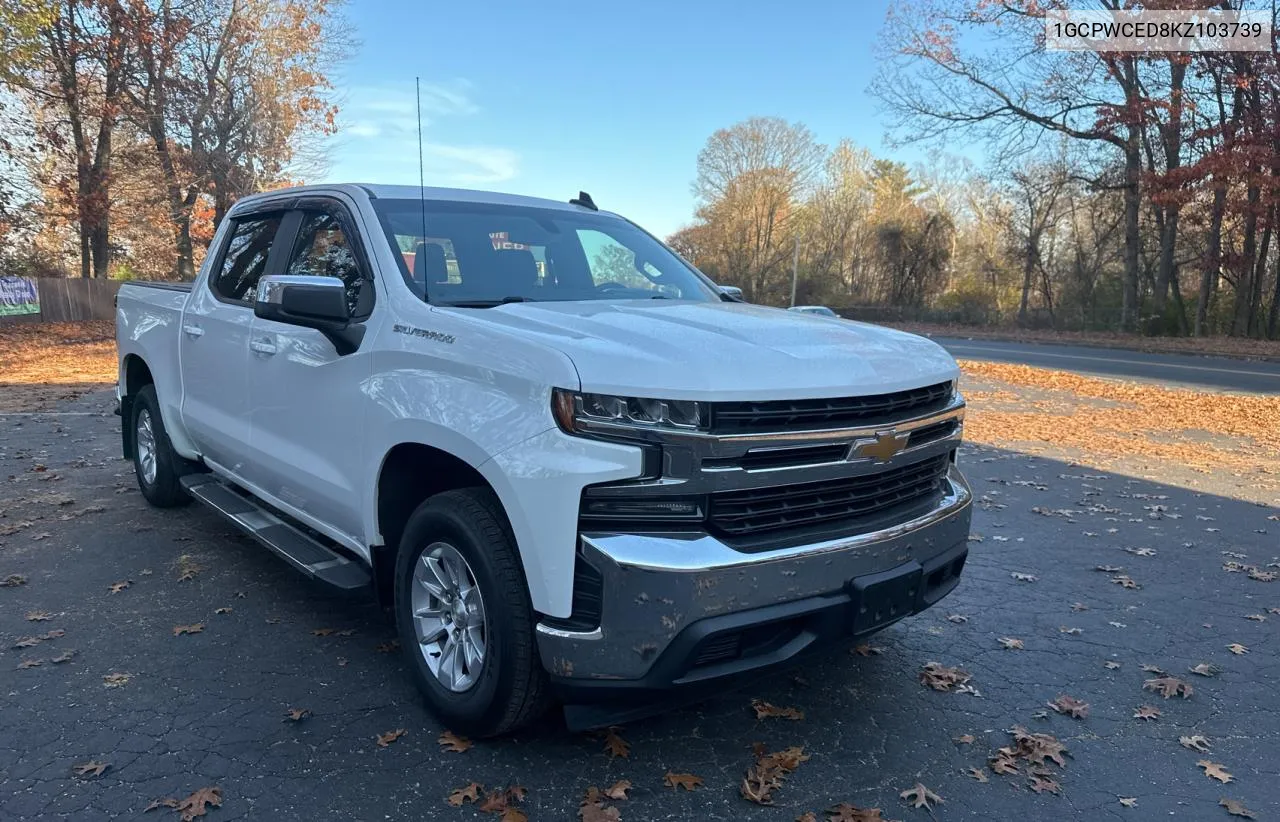 2019 Chevrolet Silverado C1500 Lt VIN: 1GCPWCED8KZ103739 Lot: 78513674