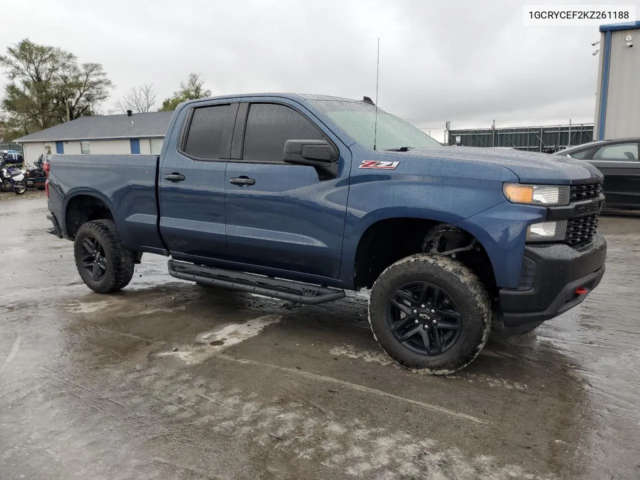 2019 Chevrolet Silverado K1500 Trail Boss Custom VIN: 1GCRYCEF2KZ261188 Lot: 78624594