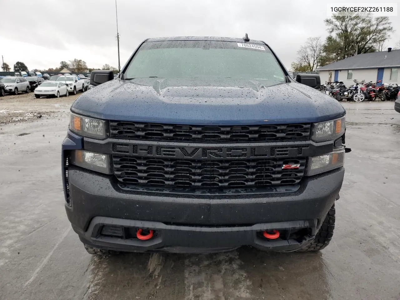 2019 Chevrolet Silverado K1500 Trail Boss Custom VIN: 1GCRYCEF2KZ261188 Lot: 78624594