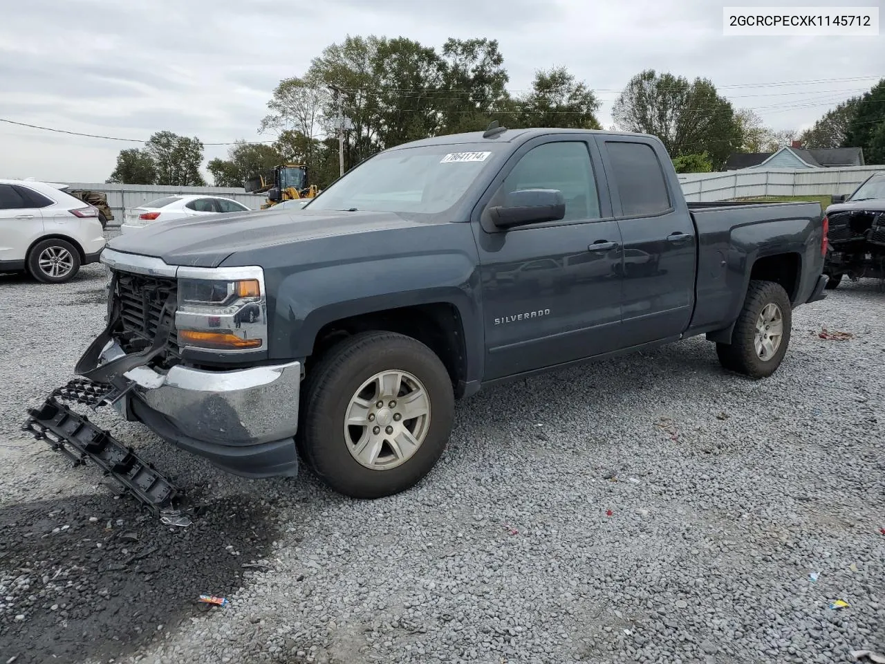 2019 Chevrolet Silverado Ld C1500 Lt VIN: 2GCRCPECXK1145712 Lot: 78641714