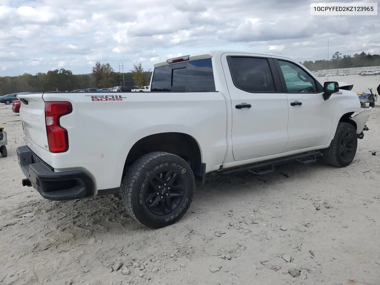 1GCPYFED2KZ123965 2019 Chevrolet Silverado K1500 Lt Trail Boss