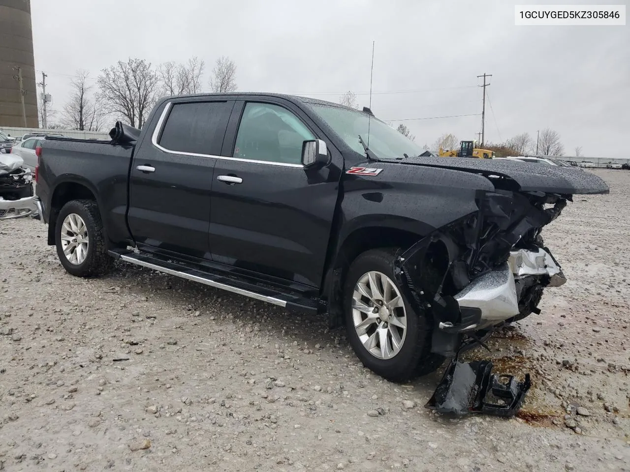 2019 Chevrolet Silverado K1500 Ltz VIN: 1GCUYGED5KZ305846 Lot: 79170594