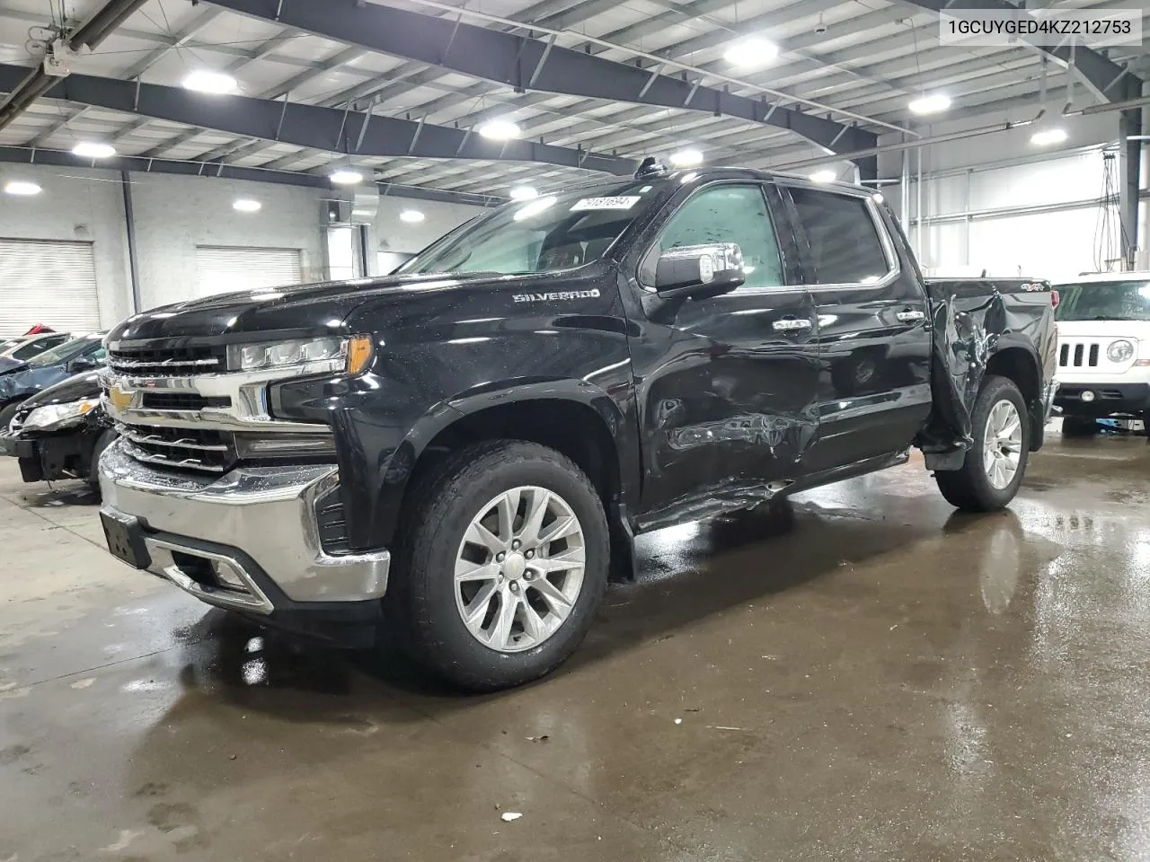 2019 Chevrolet Silverado K1500 Ltz VIN: 1GCUYGED4KZ212753 Lot: 79181694