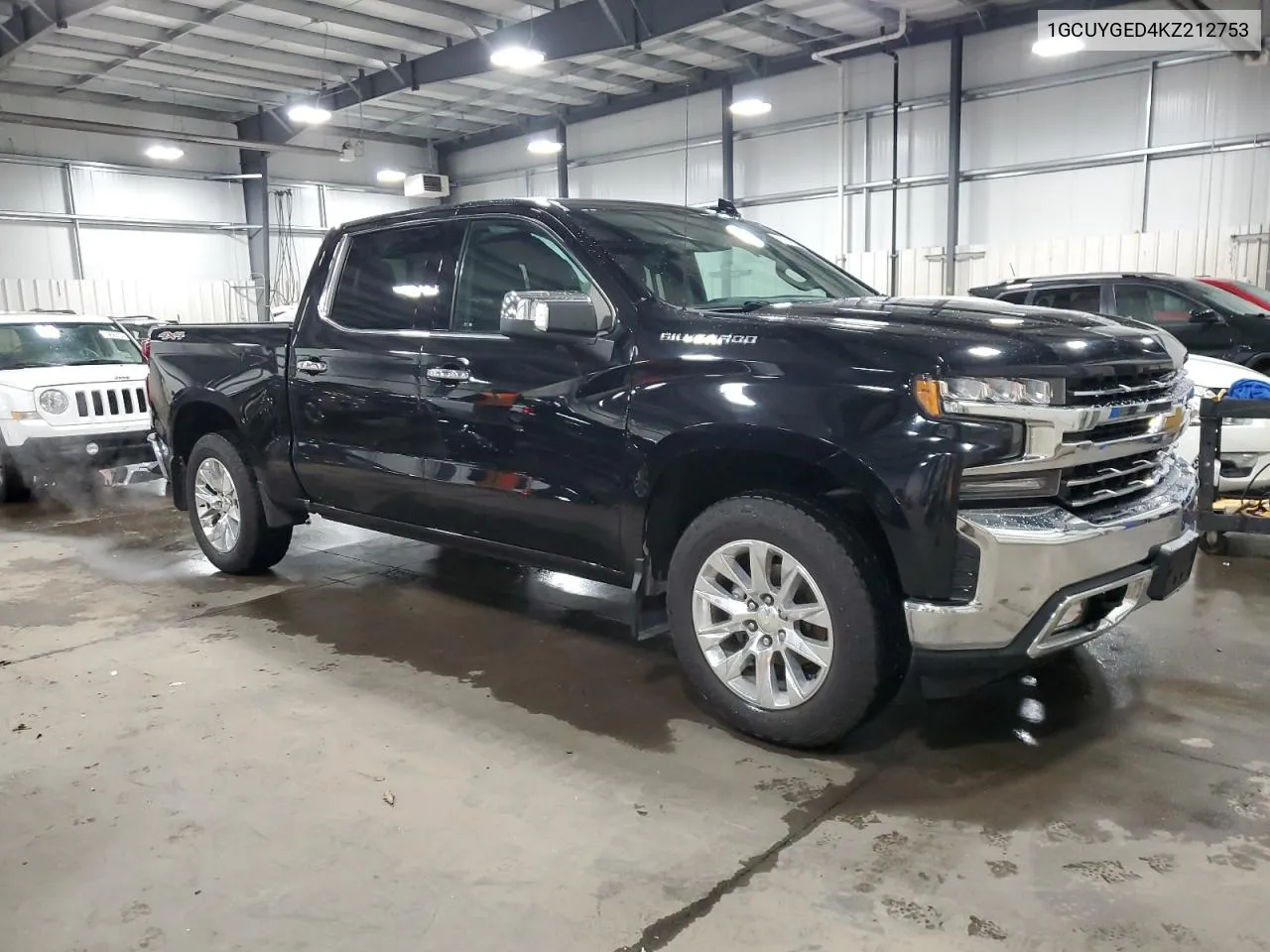 2019 Chevrolet Silverado K1500 Ltz VIN: 1GCUYGED4KZ212753 Lot: 79181694