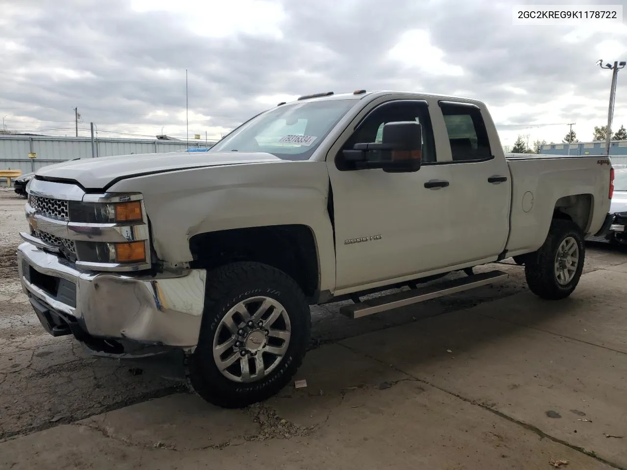 2019 Chevrolet Silverado K2500 Heavy Duty VIN: 2GC2KREG9K1178722 Lot: 79316334