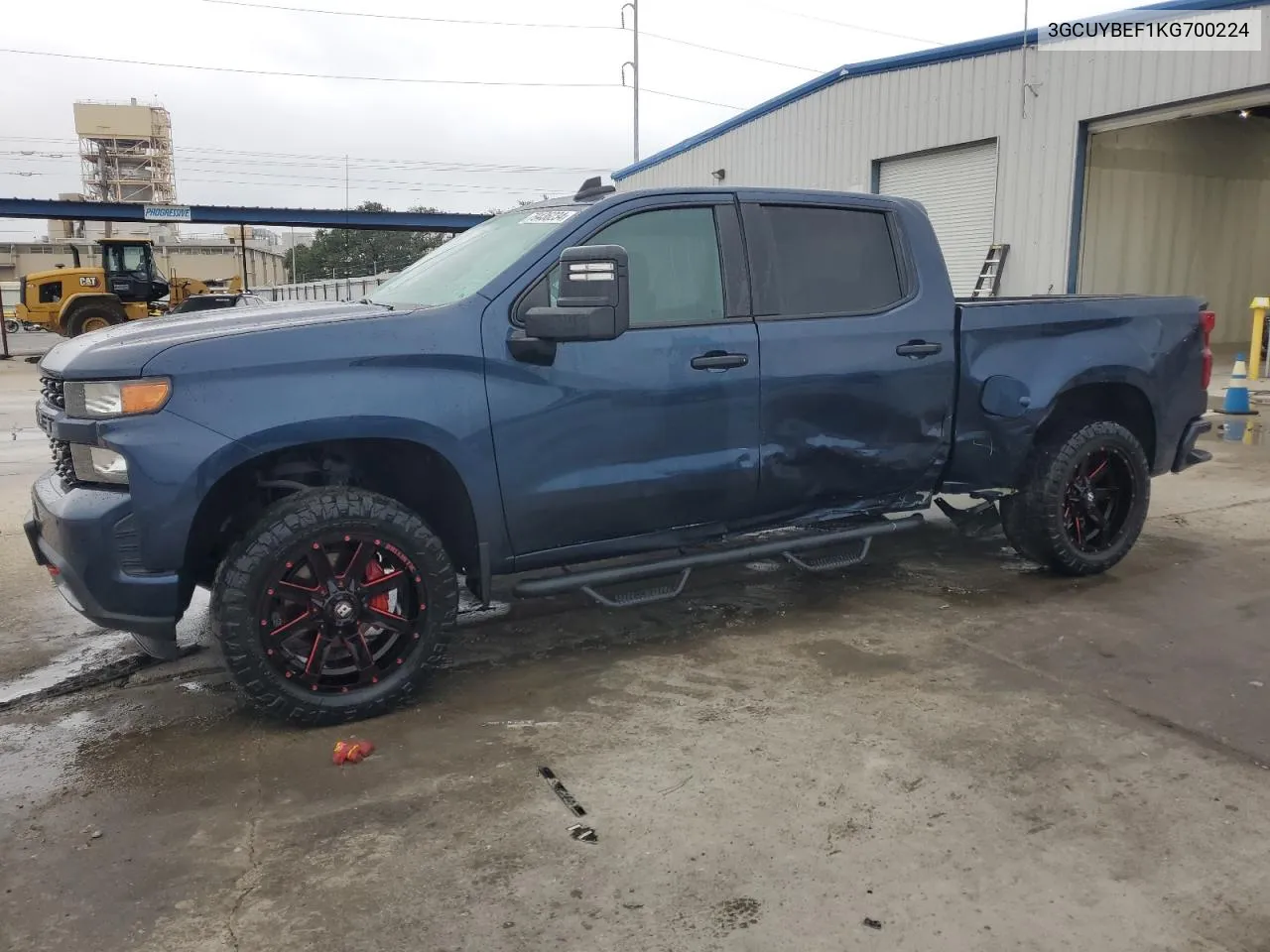 2019 Chevrolet Silverado K1500 Custom VIN: 3GCUYBEF1KG700224 Lot: 79436234