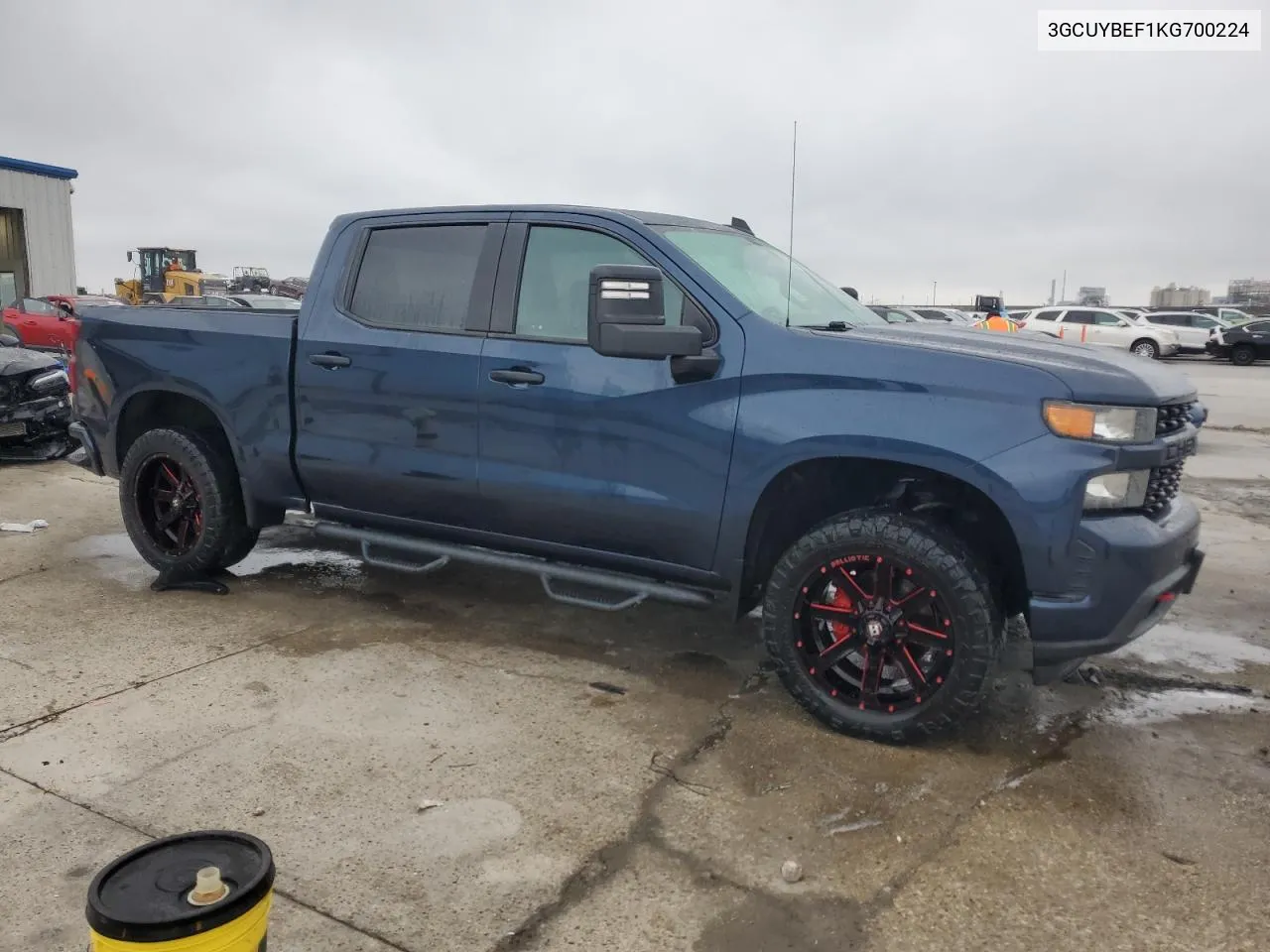 2019 Chevrolet Silverado K1500 Custom VIN: 3GCUYBEF1KG700224 Lot: 79436234