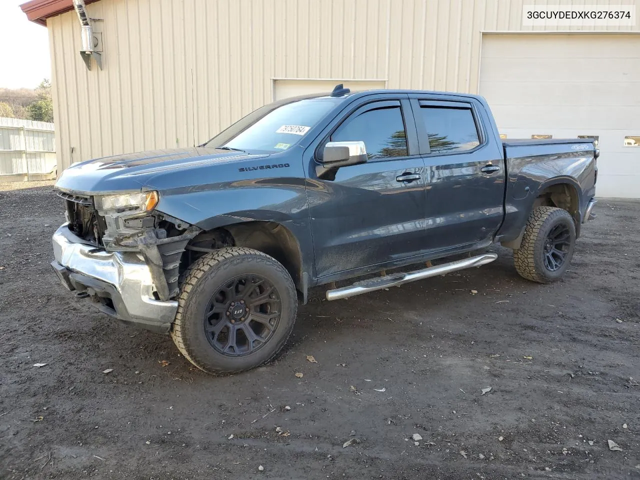 2019 Chevrolet Silverado K1500 Lt VIN: 3GCUYDEDXKG276374 Lot: 79750764