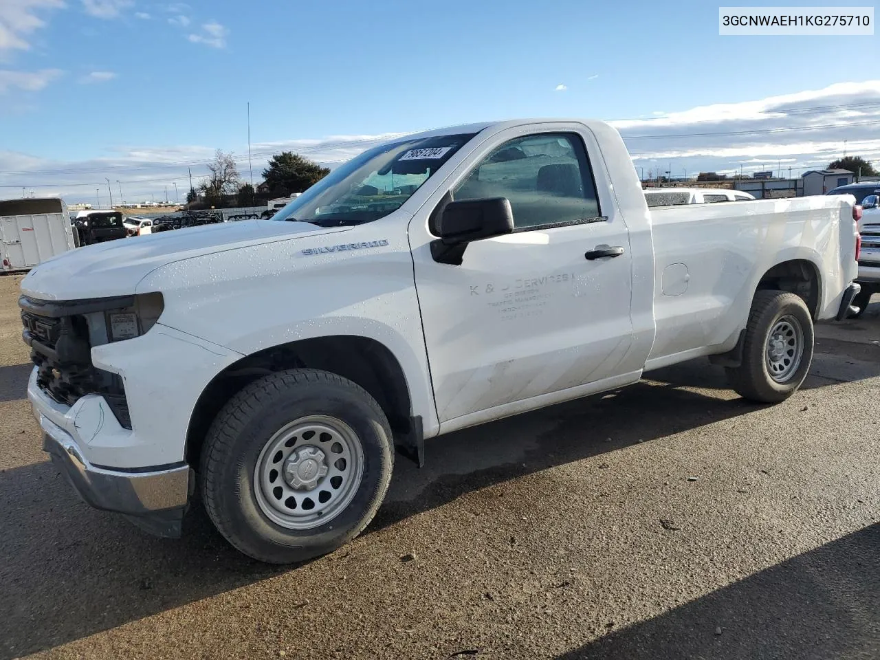 2019 Chevrolet Silverado C1500 VIN: 3GCNWAEH1KG275710 Lot: 79851204