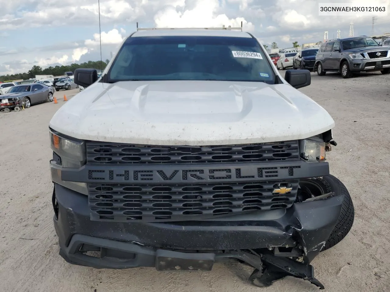 2019 Chevrolet Silverado C1500 VIN: 3GCNWAEH3KG121063 Lot: 80036294