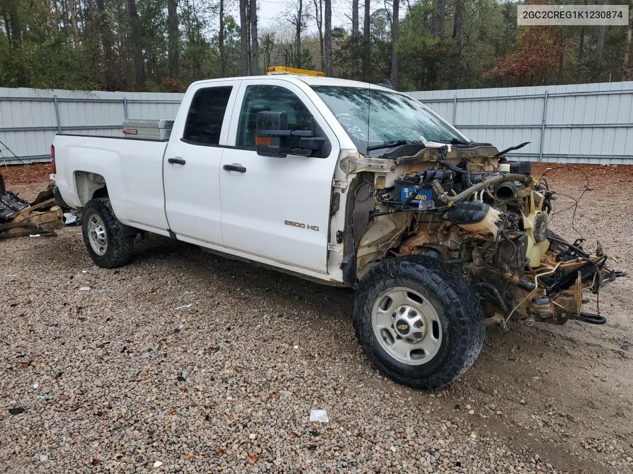 2019 Chevrolet Silverado C2500 Heavy Duty VIN: 2GC2CREG1K1230874 Lot: 80387254