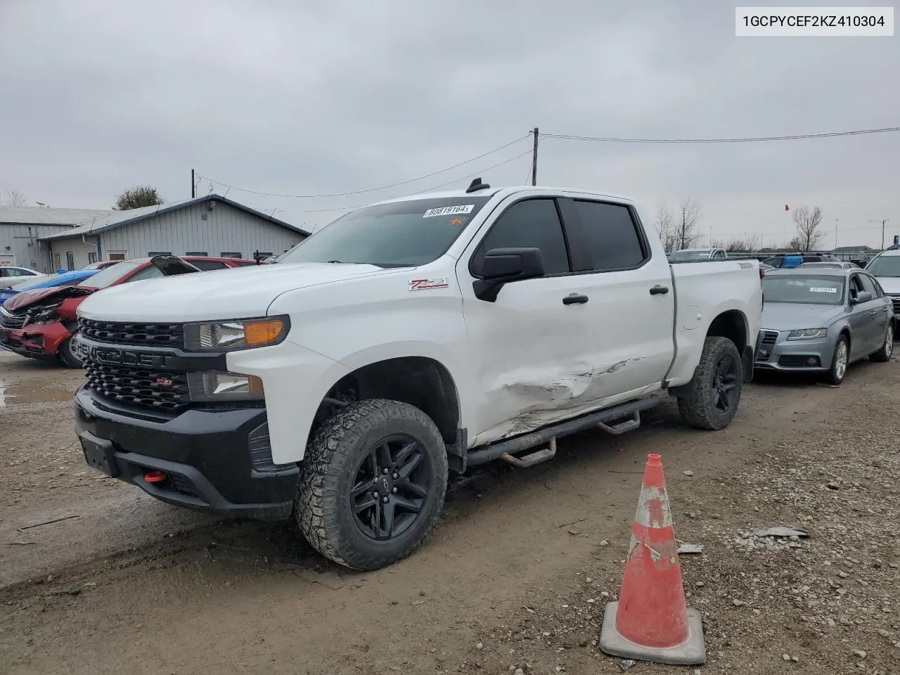 2019 Chevrolet Silverado K1500 Trail Boss Custom VIN: 1GCPYCEF2KZ410304 Lot: 80819164