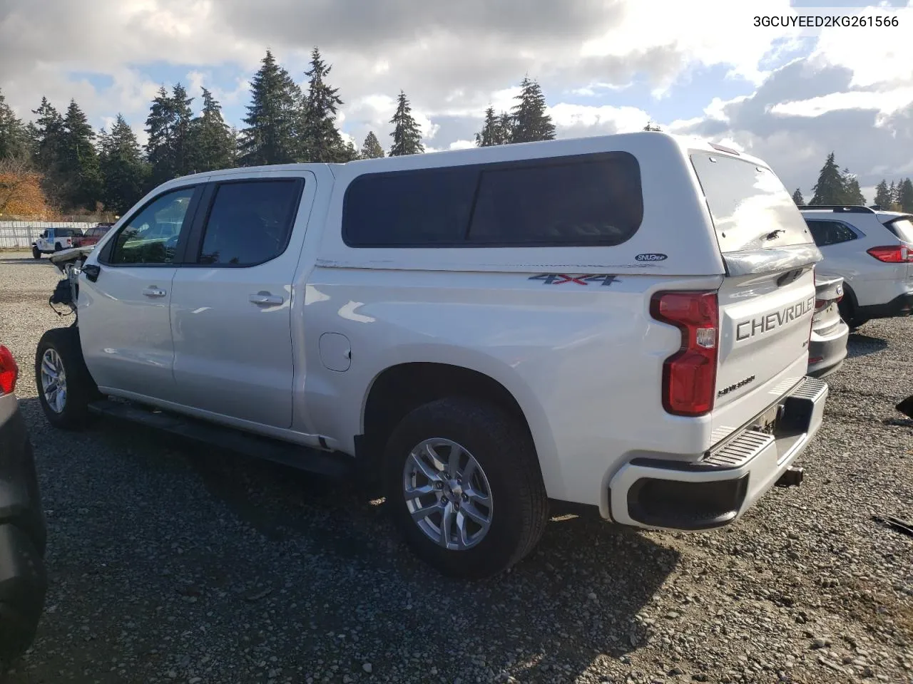 2019 Chevrolet Silverado K1500 Rst VIN: 3GCUYEED2KG261566 Lot: 80832234