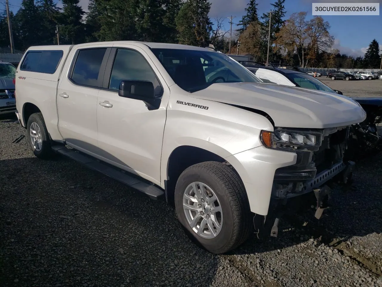 2019 Chevrolet Silverado K1500 Rst VIN: 3GCUYEED2KG261566 Lot: 80832234