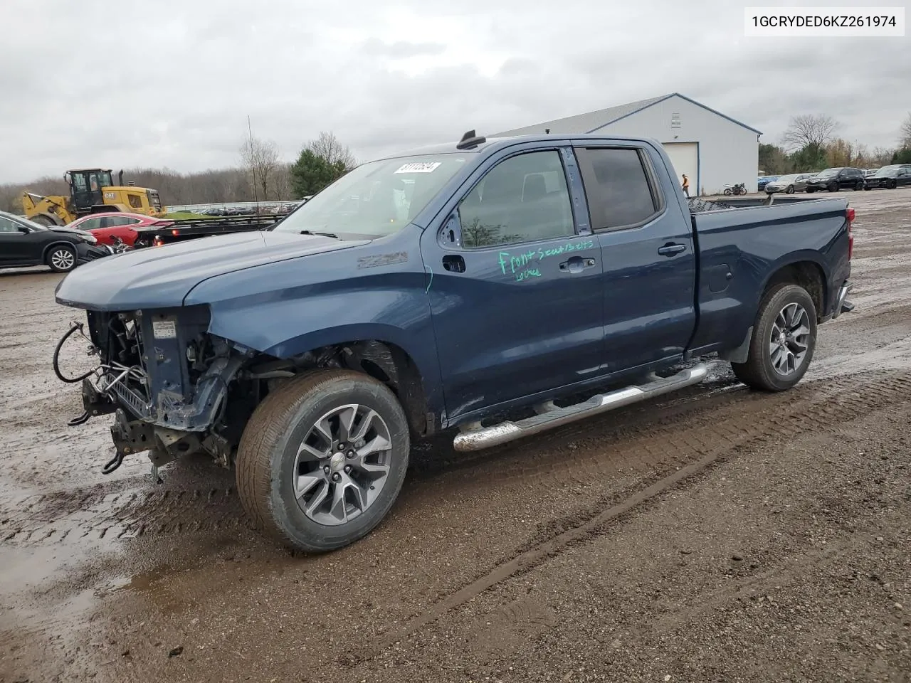 2019 Chevrolet Silverado K1500 Lt VIN: 1GCRYDED6KZ261974 Lot: 81112524