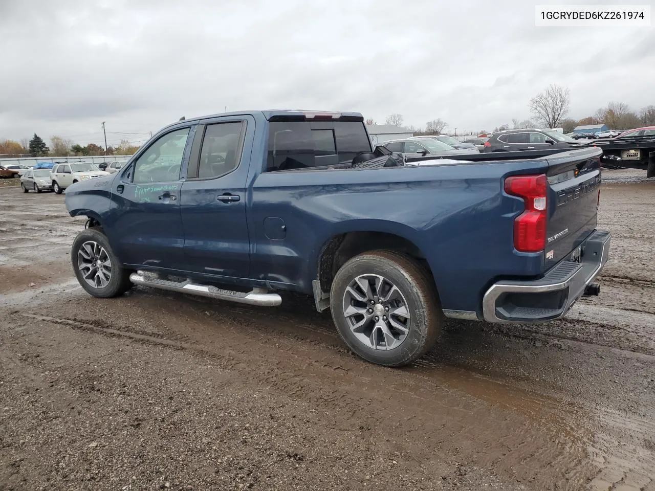 2019 Chevrolet Silverado K1500 Lt VIN: 1GCRYDED6KZ261974 Lot: 81112524