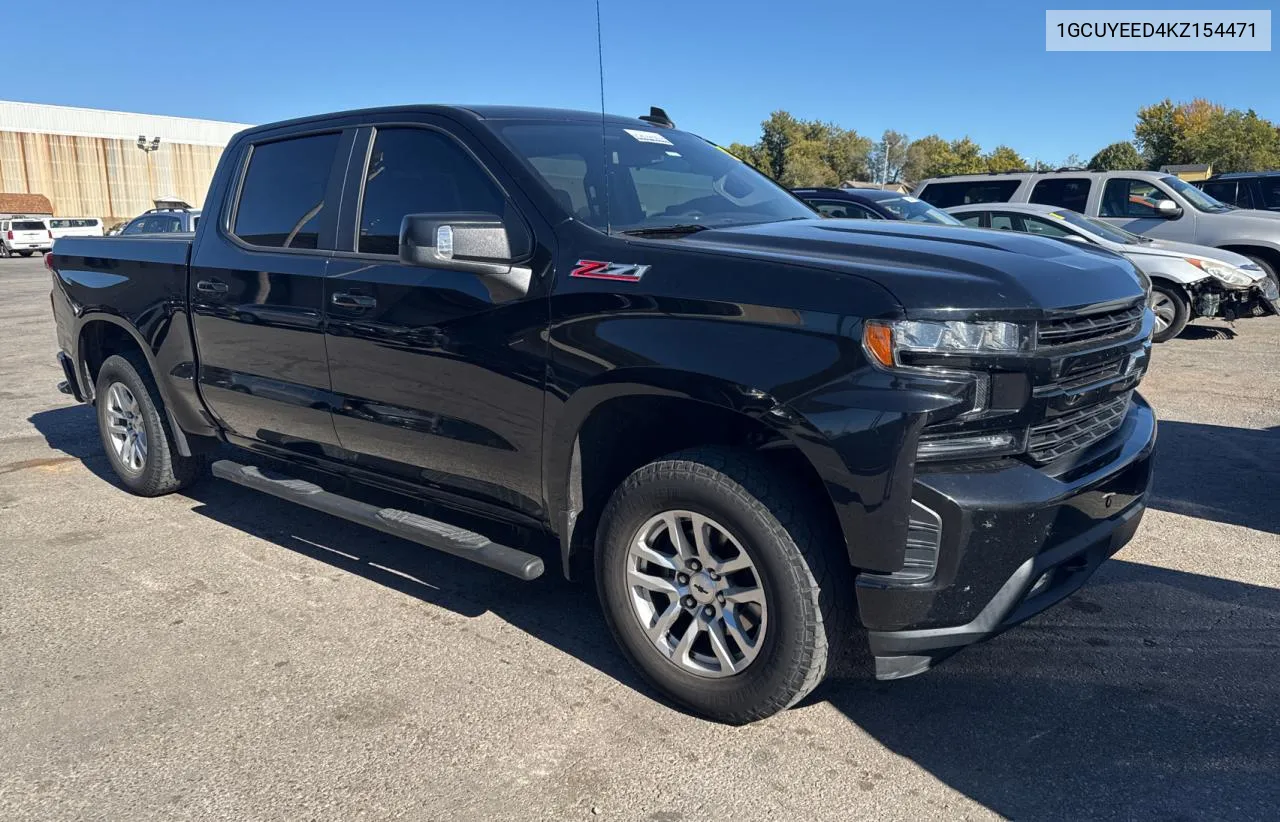 2019 Chevrolet Silverado K1500 Rst VIN: 1GCUYEED4KZ154471 Lot: 81313704