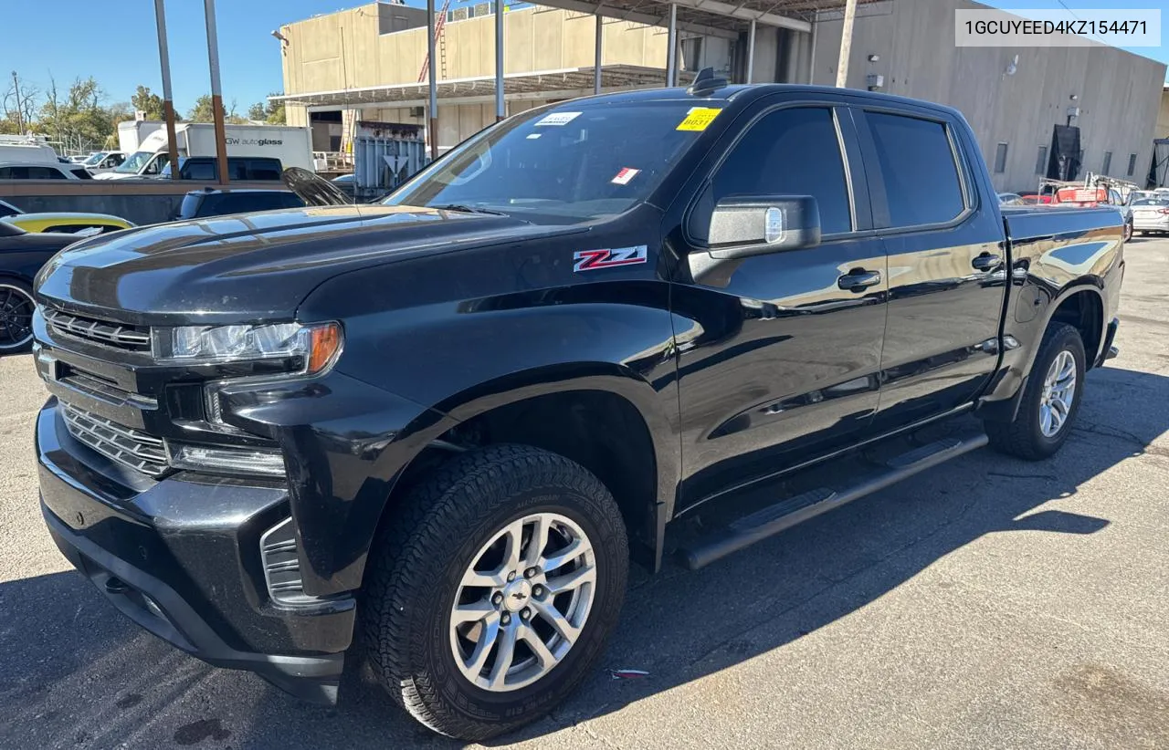 2019 Chevrolet Silverado K1500 Rst VIN: 1GCUYEED4KZ154471 Lot: 81313704