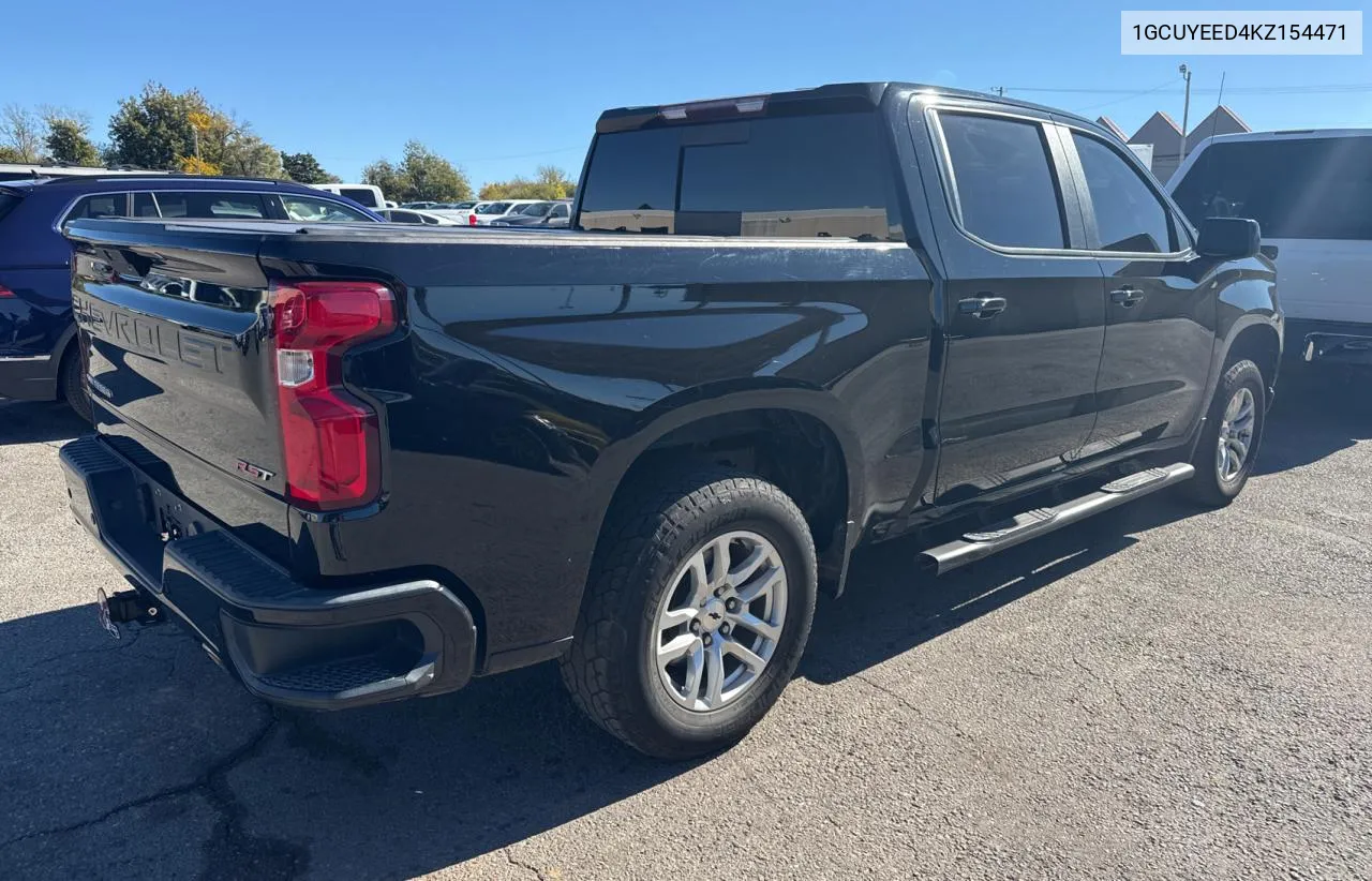 2019 Chevrolet Silverado K1500 Rst VIN: 1GCUYEED4KZ154471 Lot: 81313704